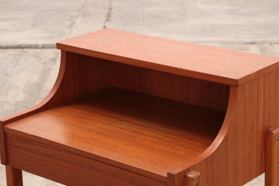 Image 1 of Scandinavian Nightstands Teak by Ab Carlstrom & Co,1960 Sweden