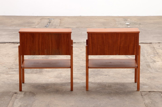 Image 1 of Scandinavian Nightstands Teak by Ab Carlstrom & Co,1960 Sweden