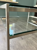 Mesa de centro de cristal