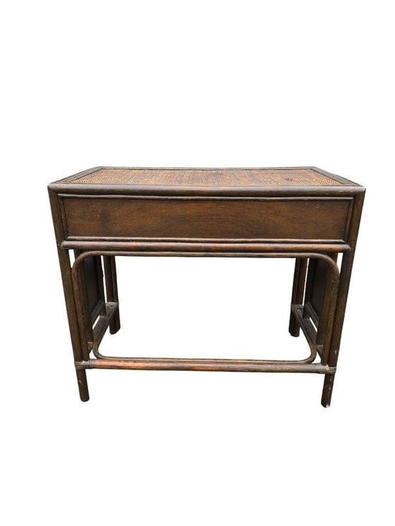 Image 1 of Rattan Desk