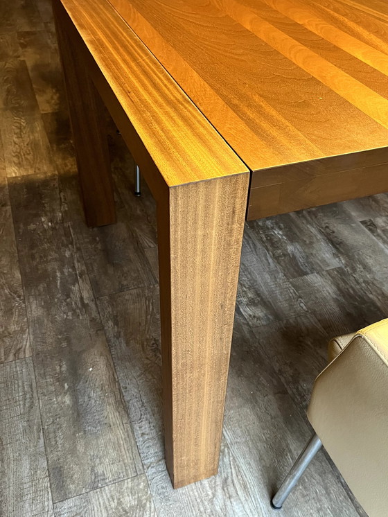 Image 1 of Dining Table In African Walnut, Extendable