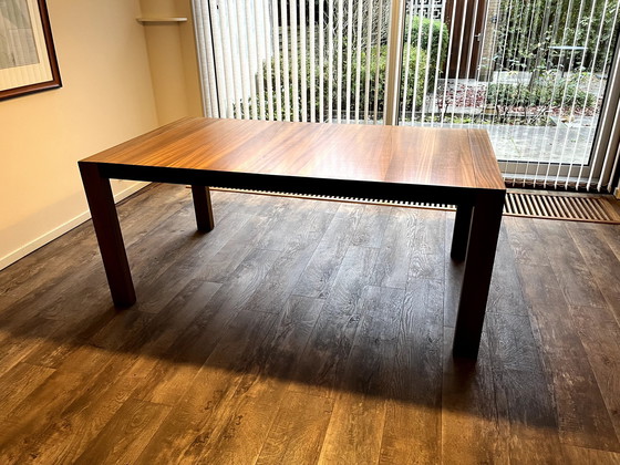 Image 1 of Dining Table In African Walnut, Extendable