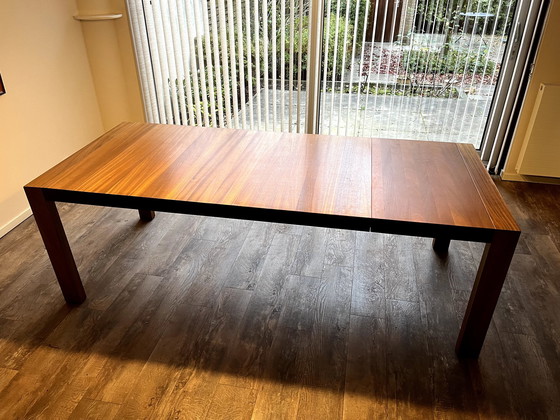 Image 1 of Dining Table In African Walnut, Extendable