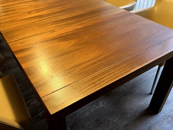 Image 1 of Dining Table In African Walnut, Extendable