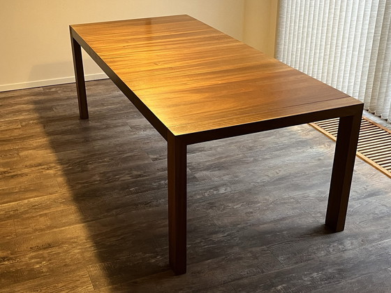 Image 1 of Dining Table In African Walnut, Extendable