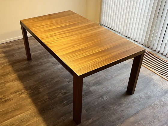 Image 1 of Dining Table In African Walnut, Extendable