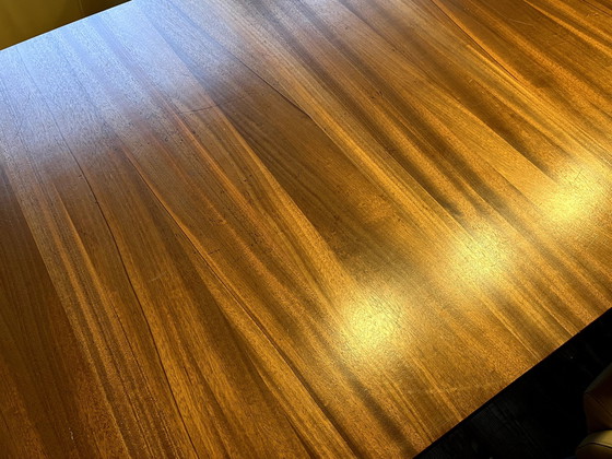 Image 1 of Dining Table In African Walnut, Extendable