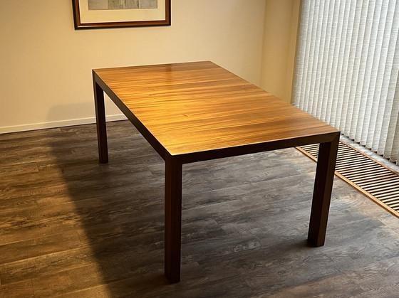 Image 1 of Dining Table In African Walnut, Extendable