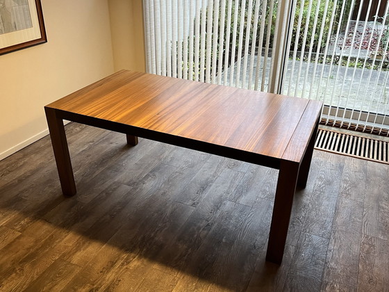 Image 1 of Dining Table In African Walnut, Extendable