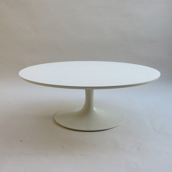 Image 1 of 1960s White Tulip Coffee Table by Maurice Burke for Arkana 105