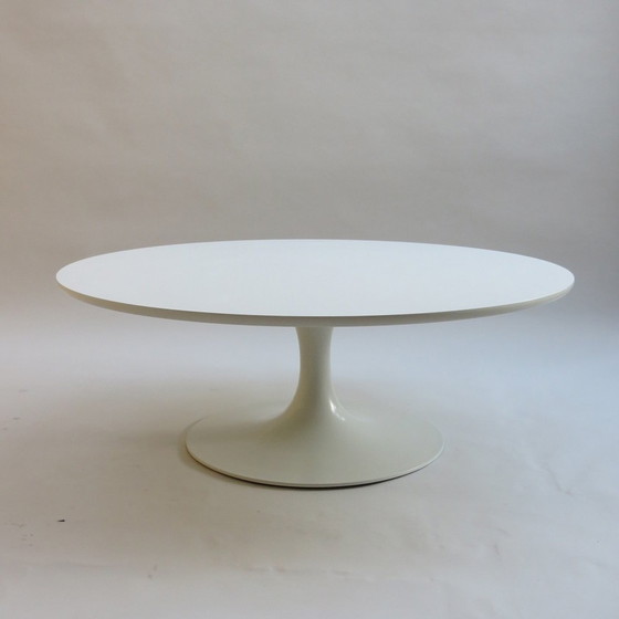 Image 1 of 1960s White Tulip Coffee Table by Maurice Burke for Arkana 105