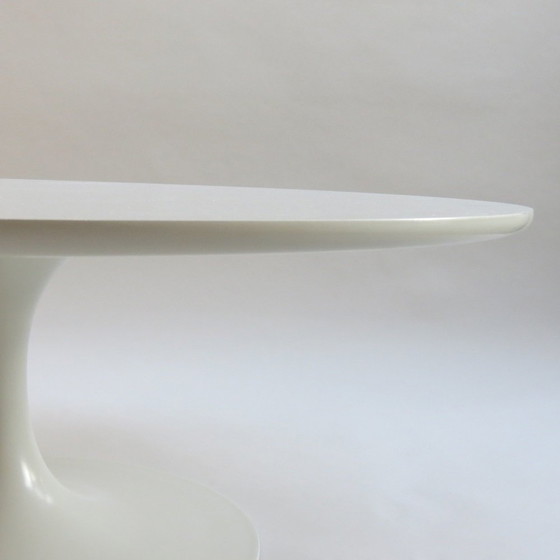 Image 1 of 1960s White Tulip Coffee Table by Maurice Burke for Arkana 105