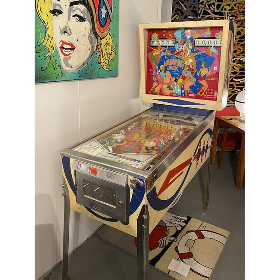 Image 1 of Vintage "Jumping Jack" pinball machine for Gottlies, 1972s