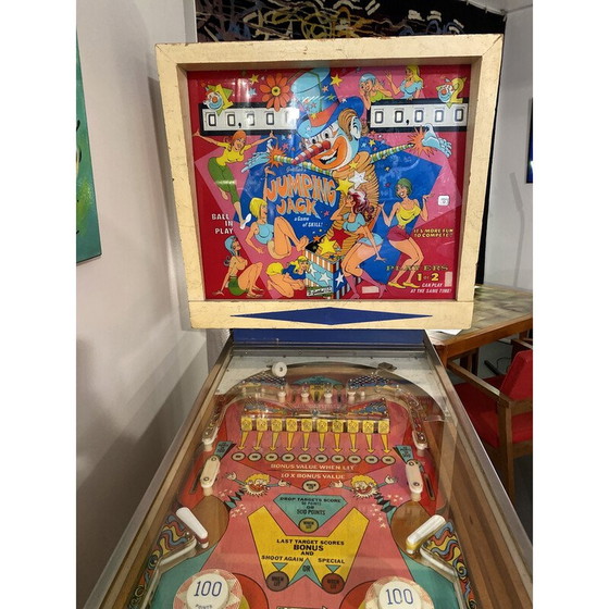 Image 1 of Vintage "Jumping Jack" pinball machine for Gottlies, 1972s