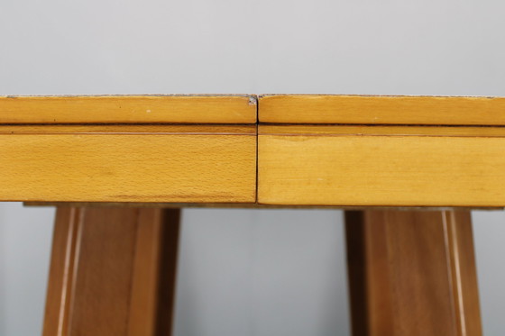 Image 1 of 1970S Italian Extendable Dining Table In Maple Finish