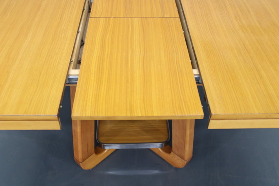 Image 1 of 1970S Italian Extendable Dining Table In Maple Finish