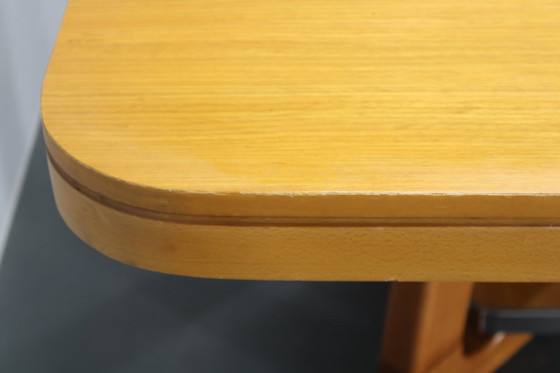 Image 1 of 1970S Italian Extendable Dining Table In Maple Finish