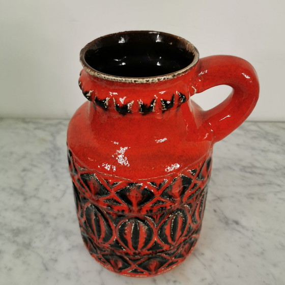 Image 1 of Vintage mid - Century West Germany ceramic vase 93-20