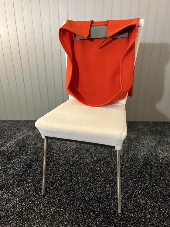 Image 1 of Label Orea Red Dining Chairs (Gerard V/D Berg)