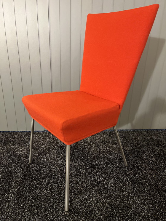 Image 1 of Label Orea Red Dining Chairs (Gerard V/D Berg)