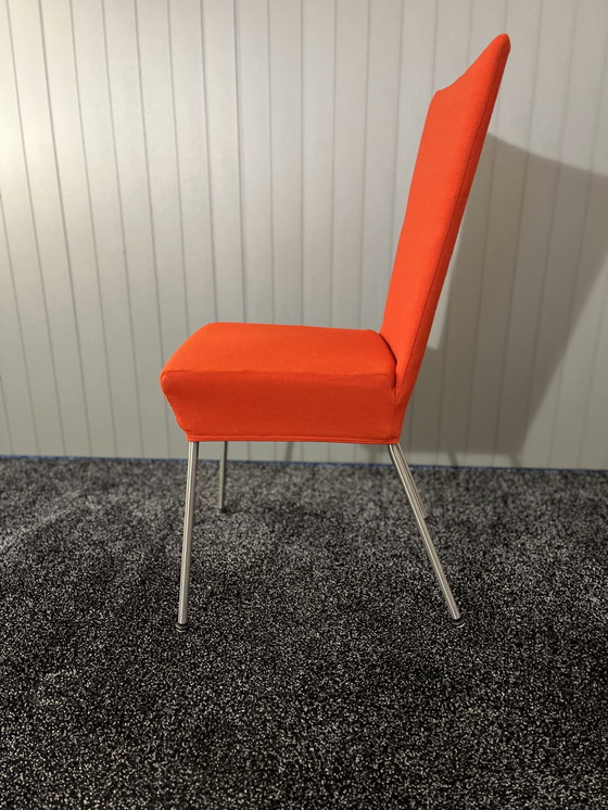 Image 1 of Label Orea Red Dining Chairs (Gerard V/D Berg)