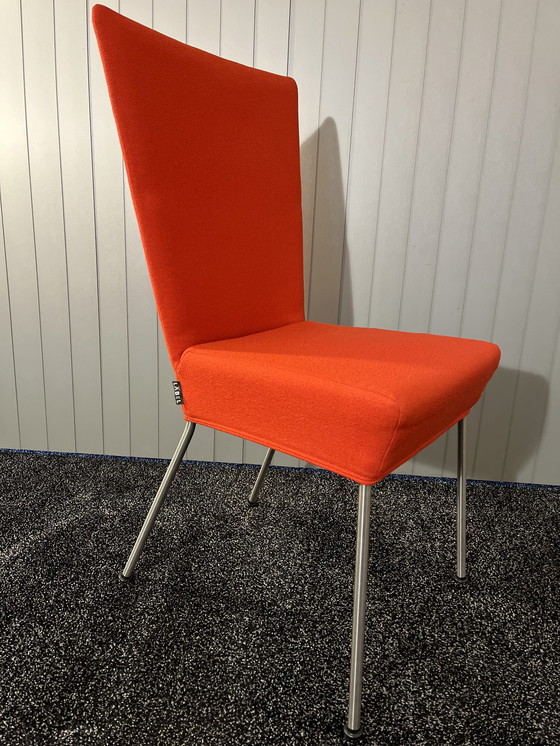 Image 1 of Label Orea Red Dining Chairs (Gerard V/D Berg)