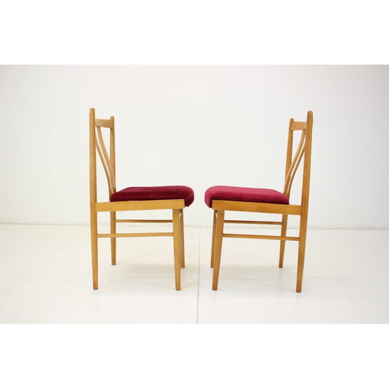 Image 1 of Set of 4 vintage dining chairs, Czechoslovakia 1970s