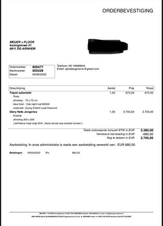 Image 1 of Tavolino da caffè Pode Treppiede