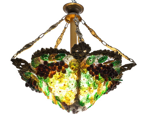 Pâte De Verre Chandelier