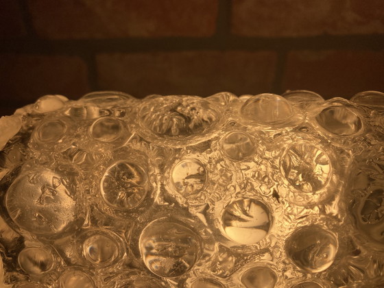 Image 1 of Glass Wall Lamp Rod Bubble Textured Glass