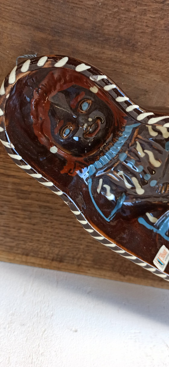 Image 1 of 2x Stampo per alimenti in terracotta d'Alsazia vintage