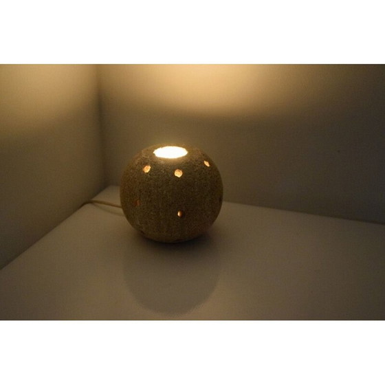 Image 1 of Lampada in pietra vintage, 1980