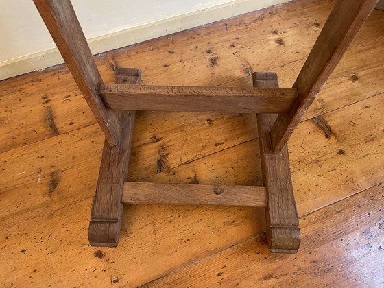 Image 1 of Large Antique Oak Easel French