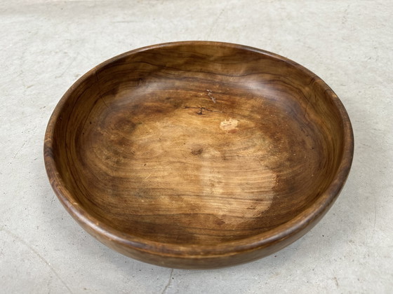 Image 1 of 2x antique wooden bowls