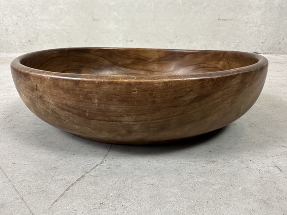 Image 1 of 2x antique wooden bowls