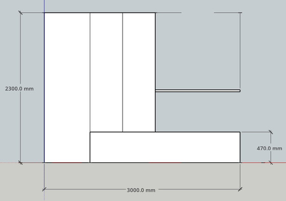 Image 1 of Armoire murale Poliform Sintesi