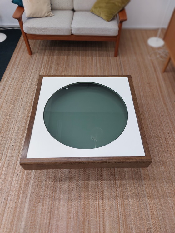 Image 1 of Table basse vintage design âge de l'espace 70s