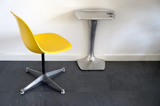 Image 1 of Vintage Space Age aluminum table, 1980s