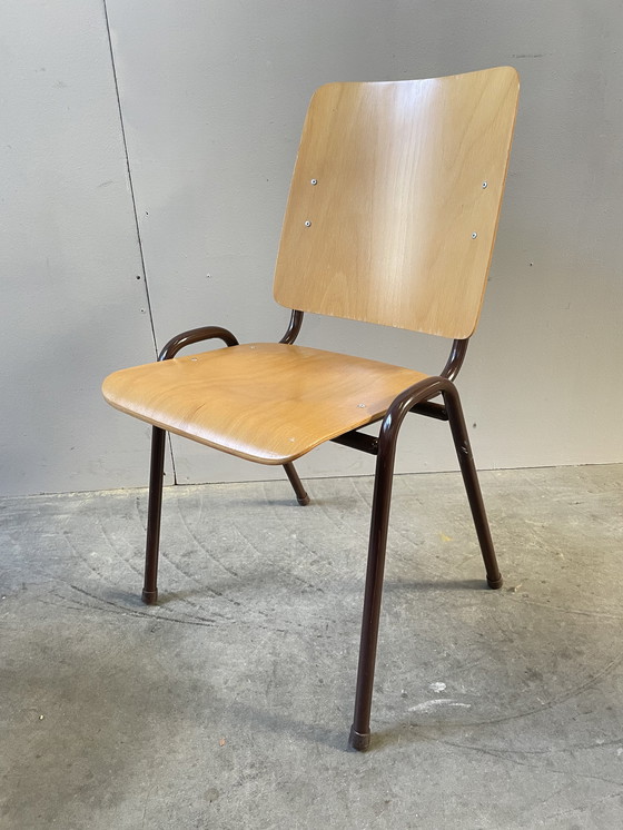 Image 1 of Chaises d'école vintage (x4)