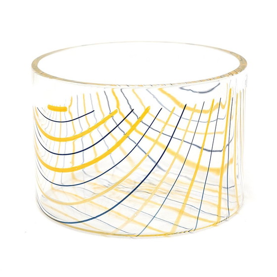 Image 1 of Striped Vase By Rosanna Toso For Fratelli Toso