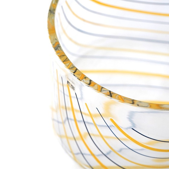 Image 1 of Striped Vase By Rosanna Toso For Fratelli Toso