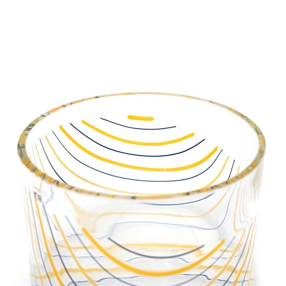 Image 1 of Striped Vase By Rosanna Toso For Fratelli Toso