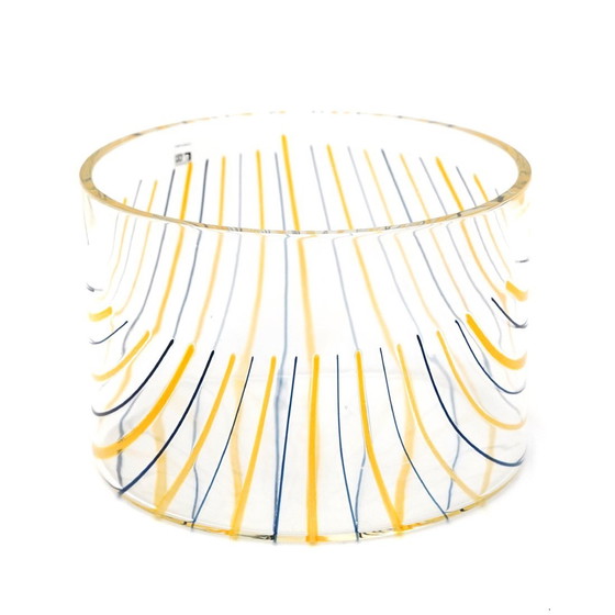 Image 1 of Striped Vase By Rosanna Toso For Fratelli Toso