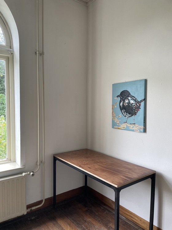 Image 1 of Pintura de petirrojo indio 