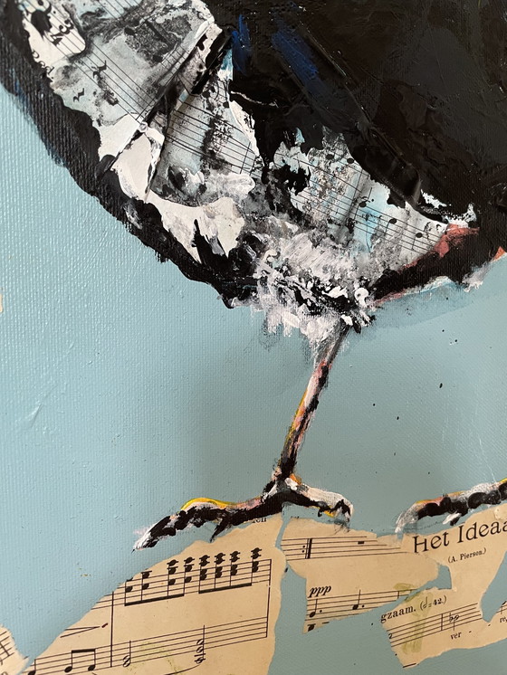 Image 1 of Pintura de petirrojo indio 