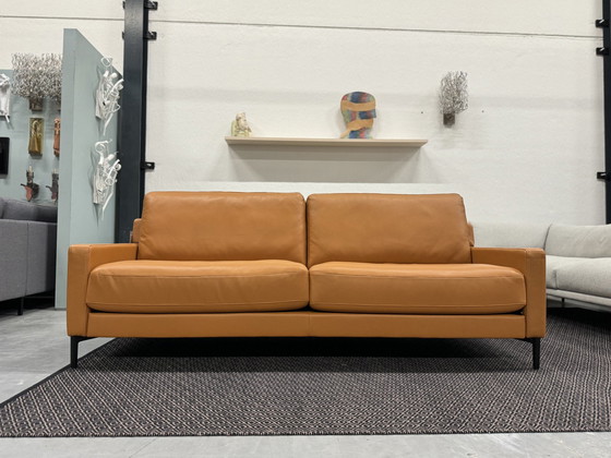 Image 1 of Rolf Benz Ego SOB F Bench Brown leather l209