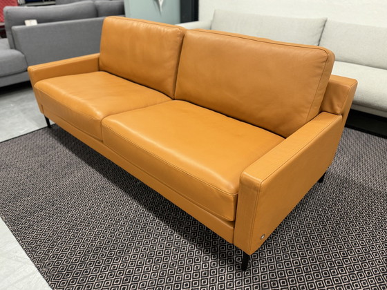 Image 1 of Rolf Benz Ego SOB F Bench Brown leather l209