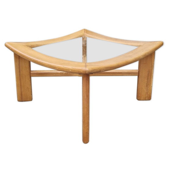 Image 1 of Tavolino da caffè vintage scandinavo in legno biondo, 1980