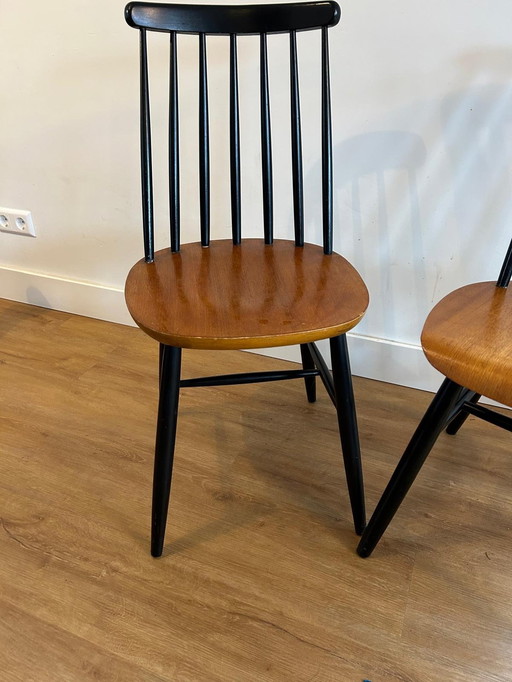 Pastoe Upright chairs 2x Years 50/60