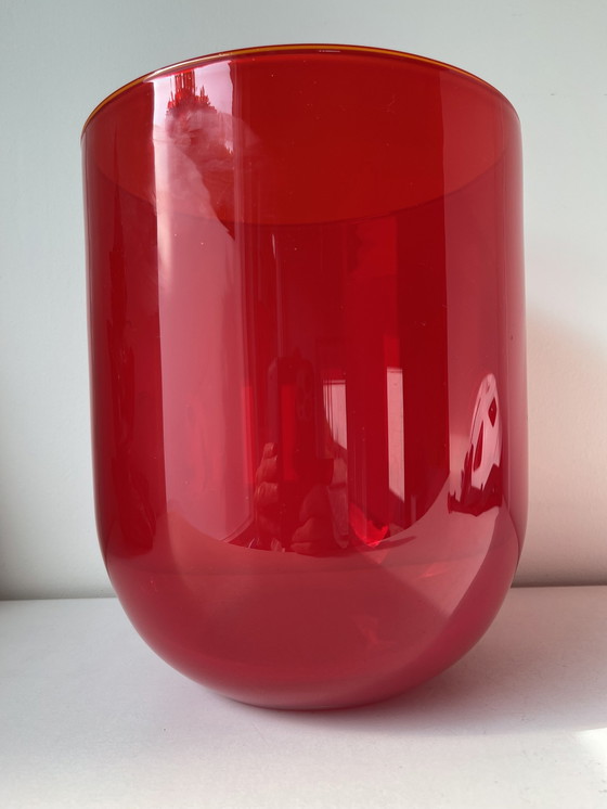 Image 1 of Vase Red